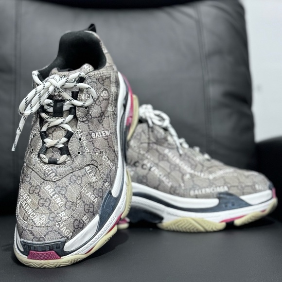 RARE Gucci Balenciaga The Hacker Project Triple S x Gucci - Picture 1 of 7